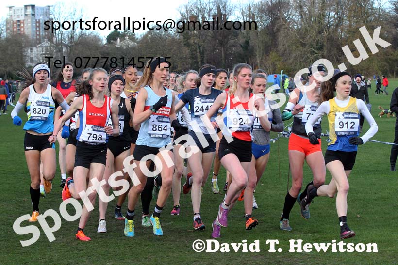Senior Women and Under-23s, European Cross Country Championships Trials, Sefton Park, Liverpool. Photo: David T. Hewitson/Sports for All Pics